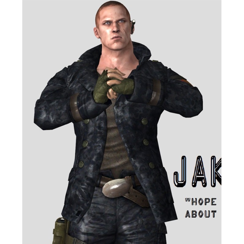 Jake Muller Resident Evil 6 Black Jacket Jake Muller Resident Evil 6 Black Jacket